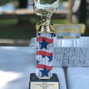 Fried Chicken Eating Contest 2019 on 4th of July in Hockessin, DE